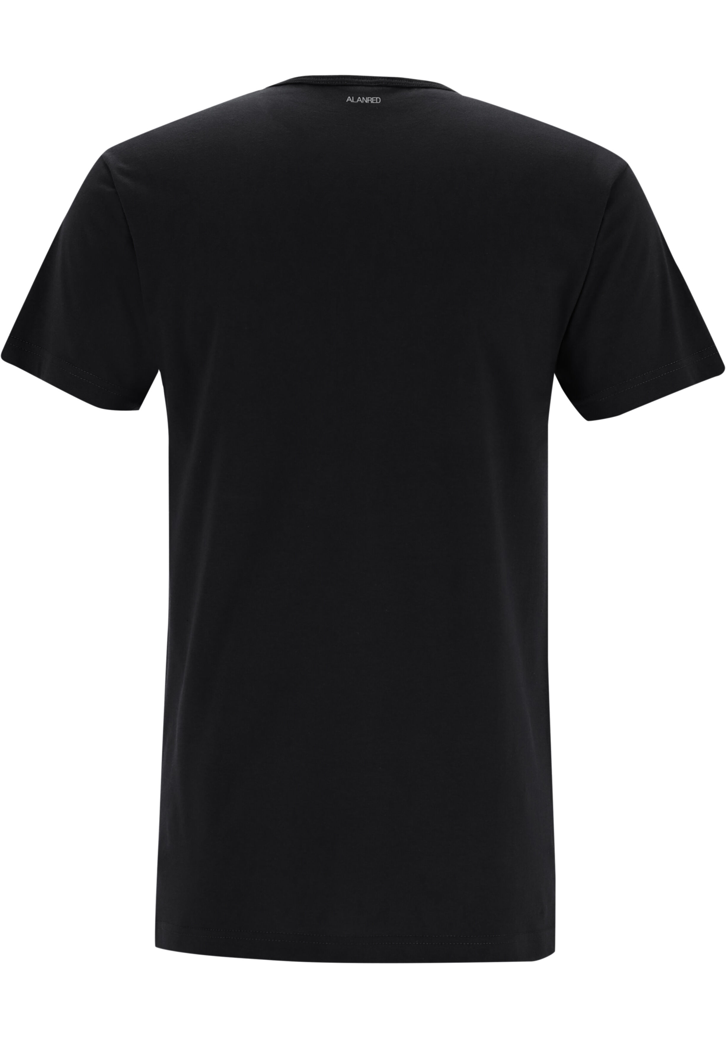 ALAN RED T-shirt Derby (2-pack), O-hals, zwart
